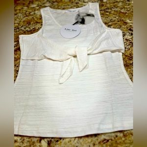 Line and dot tied tank nwt
